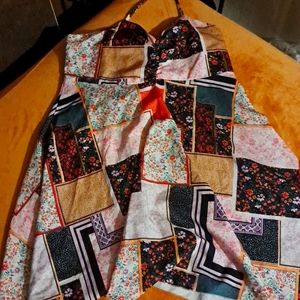 🟨🟥🟪Patchwork Summer Dress🟩🟦🟧